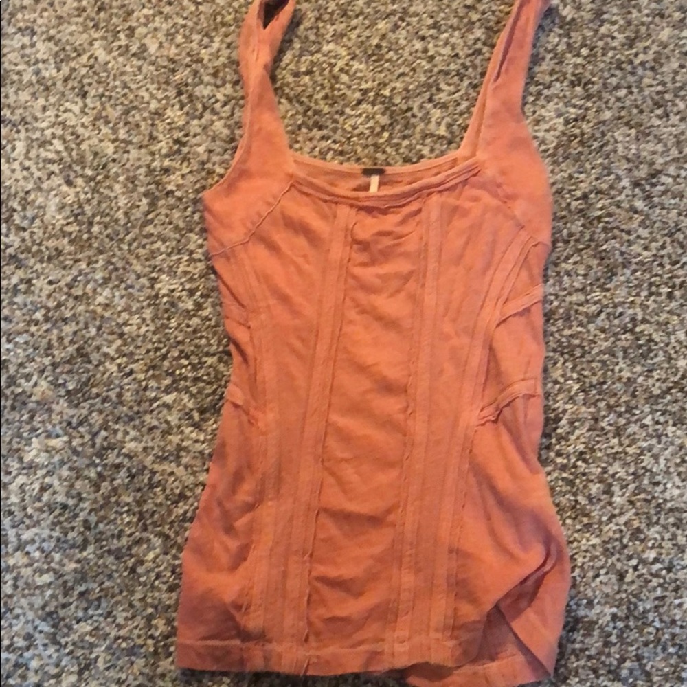 Free people corset style knit tank
